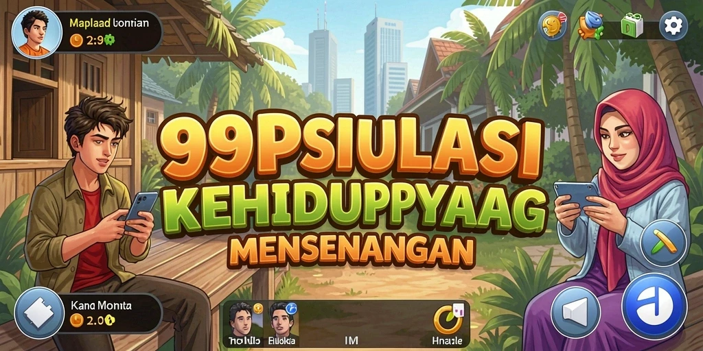 Screenshot utama 99RP menunjukkan pengalaman gameplay simulasi yang imersif.