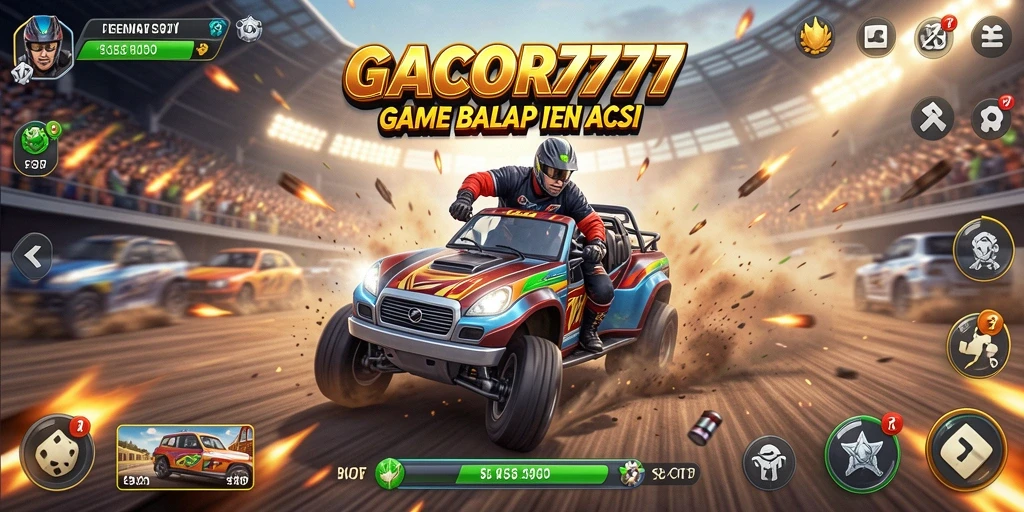 Gameplay seru di trek balap dengan grafis menawan di GACOR777.