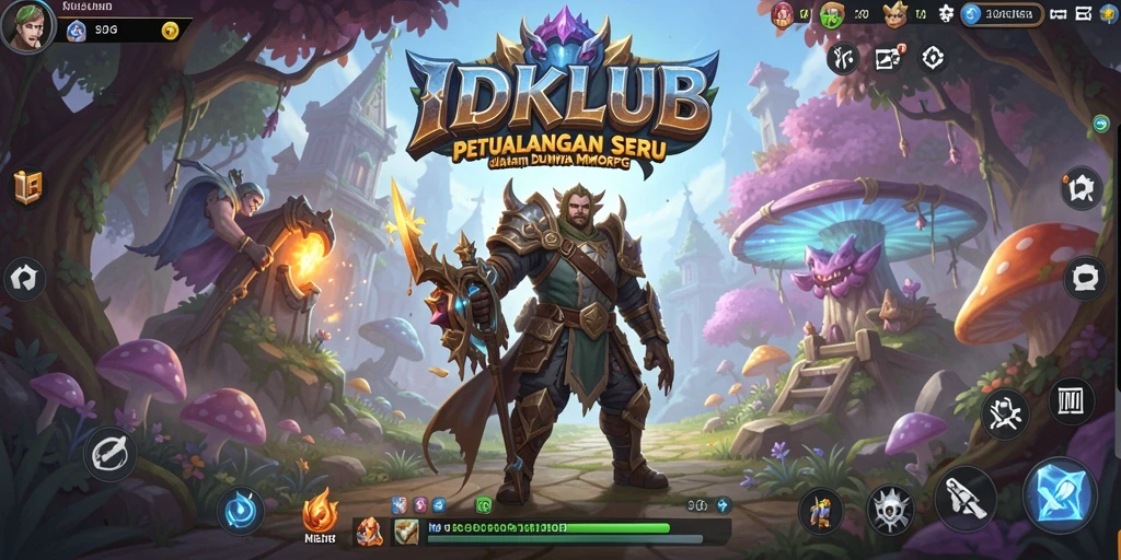 Screenshot utama IDKLUB menampilkan aksi seru dalam gameplay MMORPG.