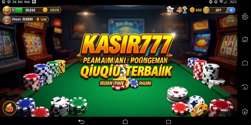 Menampilkan gameplay seru dari permainan QiuQiu KASIR777.