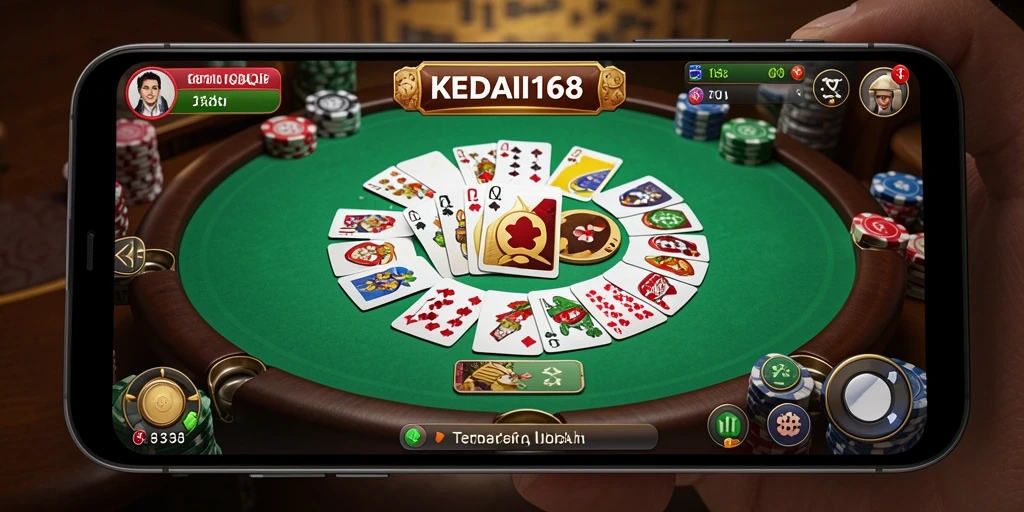 Tampilan gameplay seru dari KEDAI168 permainan QiuQiu.
