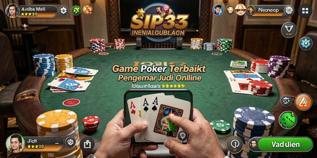 Gameplay menarik SIP33 dengan suasana Poker yang mendebarkan.