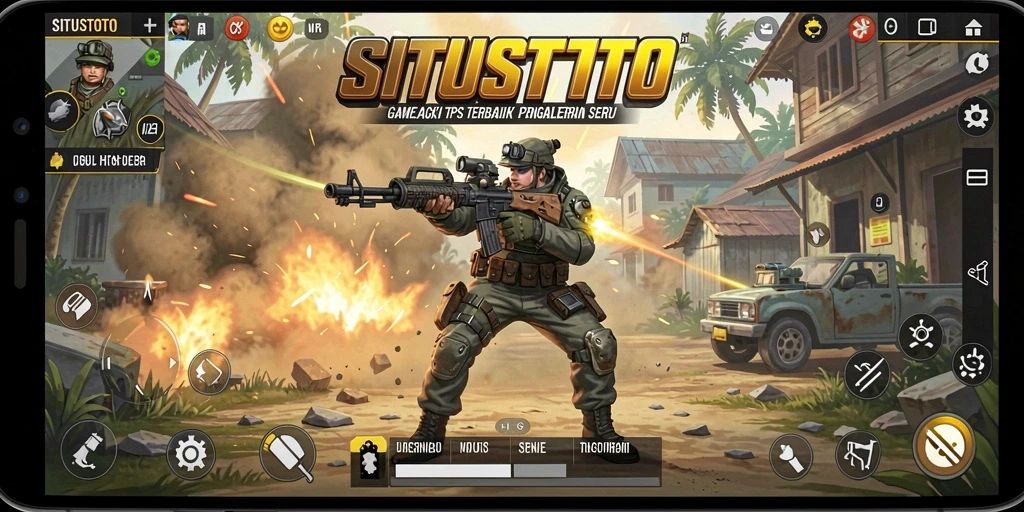 Tampilan gameplay seru dari SITUSTOTO dalam aksi TPS.
