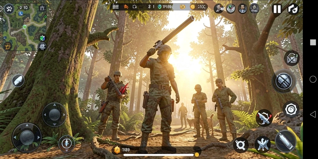 Tampilan gameplay menarik dari TOPI189 yang penuh dengan interaksi.